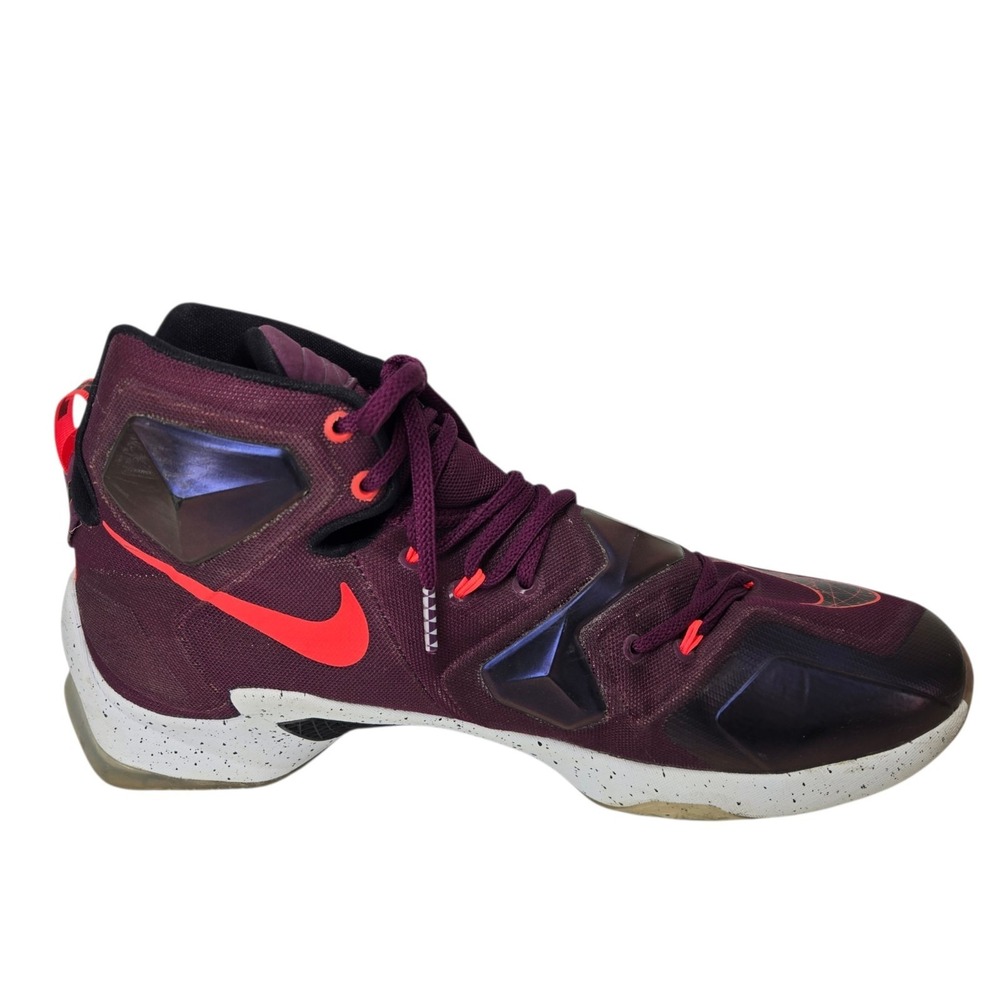 Nike Labron James 13 Mulberry Purple Mens US 12 Shoes Style Code 807219-500 - Picture 7 of 16